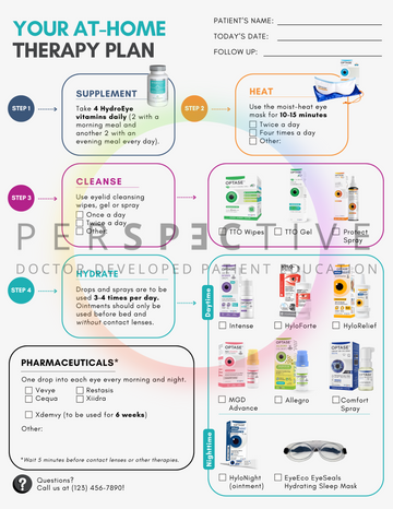 dry eye at home therapy plan checklist for optometrists dry eye specialists perspective docs patient education treatment regimen