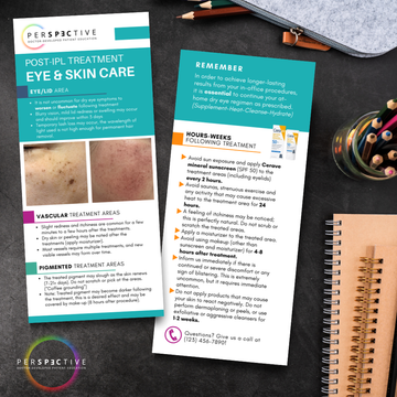 ipl aftercare card at home care post ipl treatment for dry eye for optometrists dermatologists perspective docs
