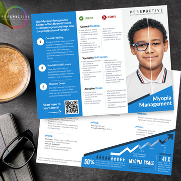 myopia management brochure for optometrists patient education myopia control corneal molding orthokeratology atropine ophthalmology pediatrician perspective docs