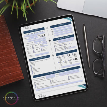 comprehensive patient intake form for optometrists optometry optical office ophthalmology perspective docs