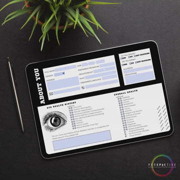 modern patient intake form for optometrists optometry office ophthalmology optical form perspective docs