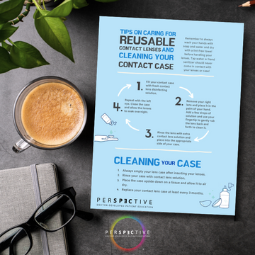 reusable contact lens wearer guide with handling tips for optometrists optometry practice optical ophthalmology perspective docs