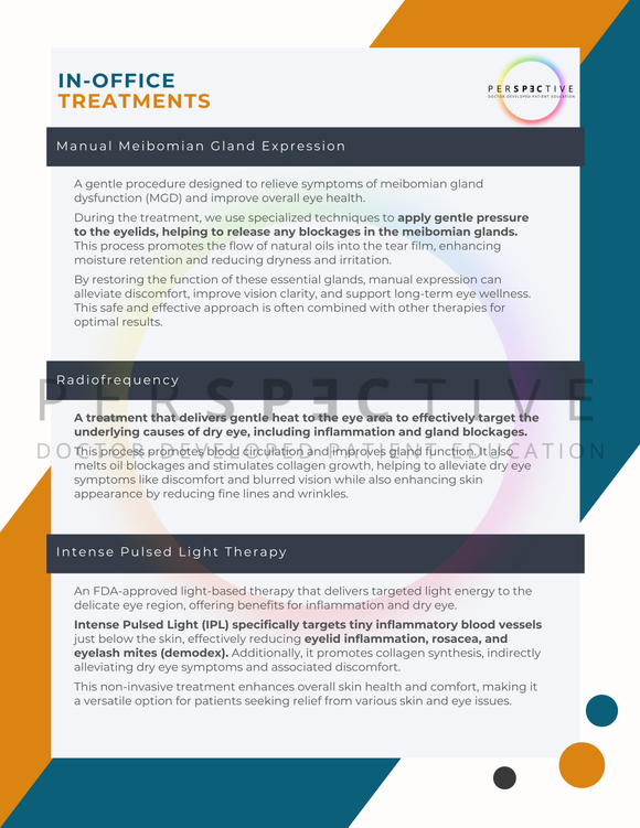 in office treatment explanations for dry eye perspective docs radiofrequency intense pulsed light therapy 