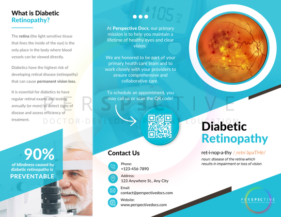 diabetic retinopathy brochure for optometrists and endocrinologist referrals perspective docs 
