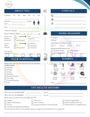 comprehensive patient intake form for optometrists optometry optical office ophthalmology perspective docs 