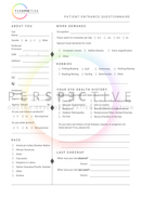 patient health questionnaire for optometry office patient intake form doctors office ophthalmology perspective docs 