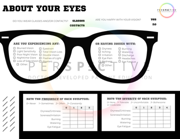 modern patient intake form for optometrists optometry office ophthalmology optical form perspective docs