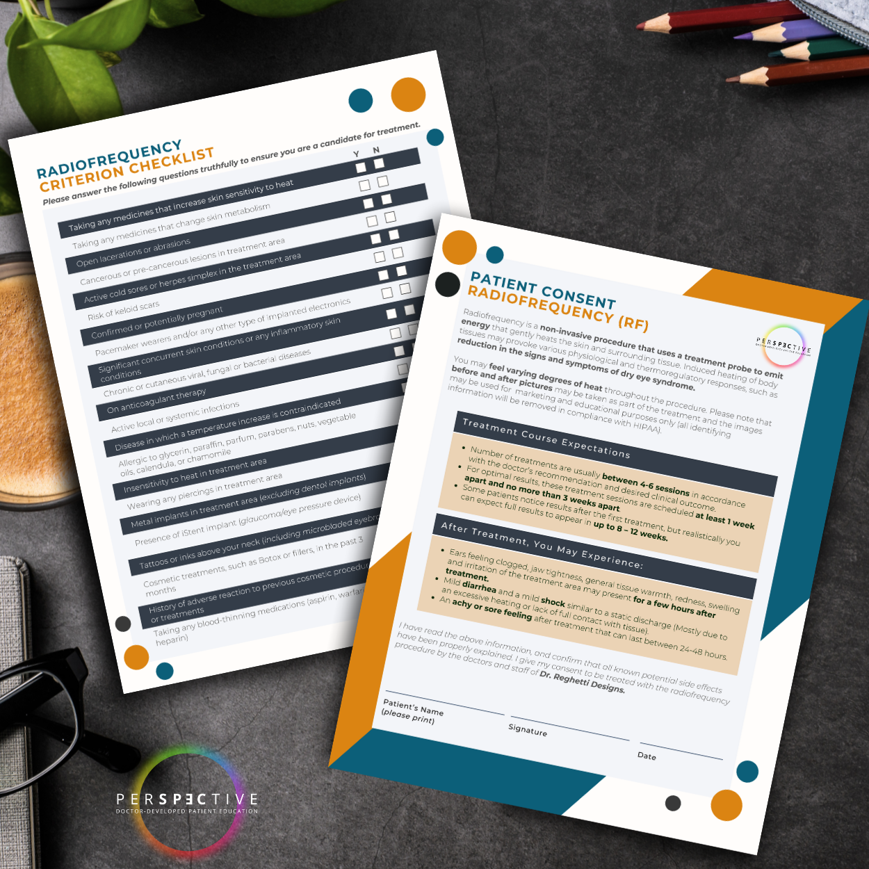 radiofrequency consent forms and checklist for dry eye clinic optometry practice perspective docs