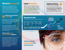 myopia control glasses brochure, stellest lenses, myopic, optometry 