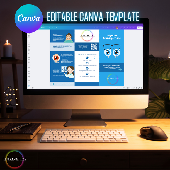 myopia management brochure for optometrists patient education myopia control corneal molding orthokeratology atropine ophthalmology pediatrician perspective docs