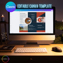 customizable cataract brochure for patients in optometry or ophthalmology office perspective docs editable canva template