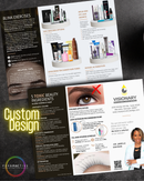 custom design sample for perspective docs optometry office forms intake forms patient education brochures customized for eye doctor branding