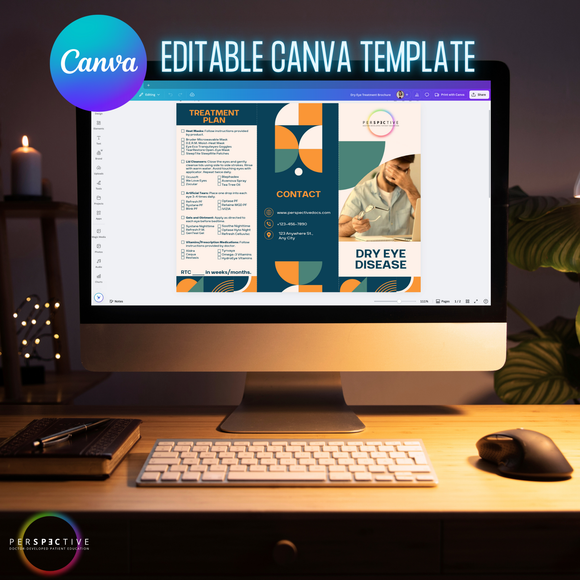 dry eye treatment brochure for optometrists with home remedies treatment plan and in office treatments perspective docs