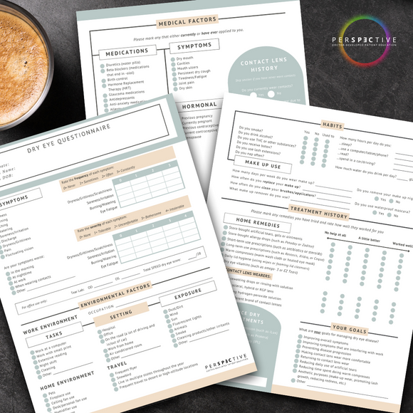 dry eye patient intake form for optometry office patient questionnaire dry eye disease ophthalmology doctors office forms perspective docs