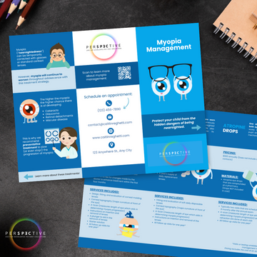 myopia management brochure trifold for optometrists perspective docs