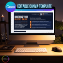 optical dispensary card for ordering glasses online perspective docs canva template editable